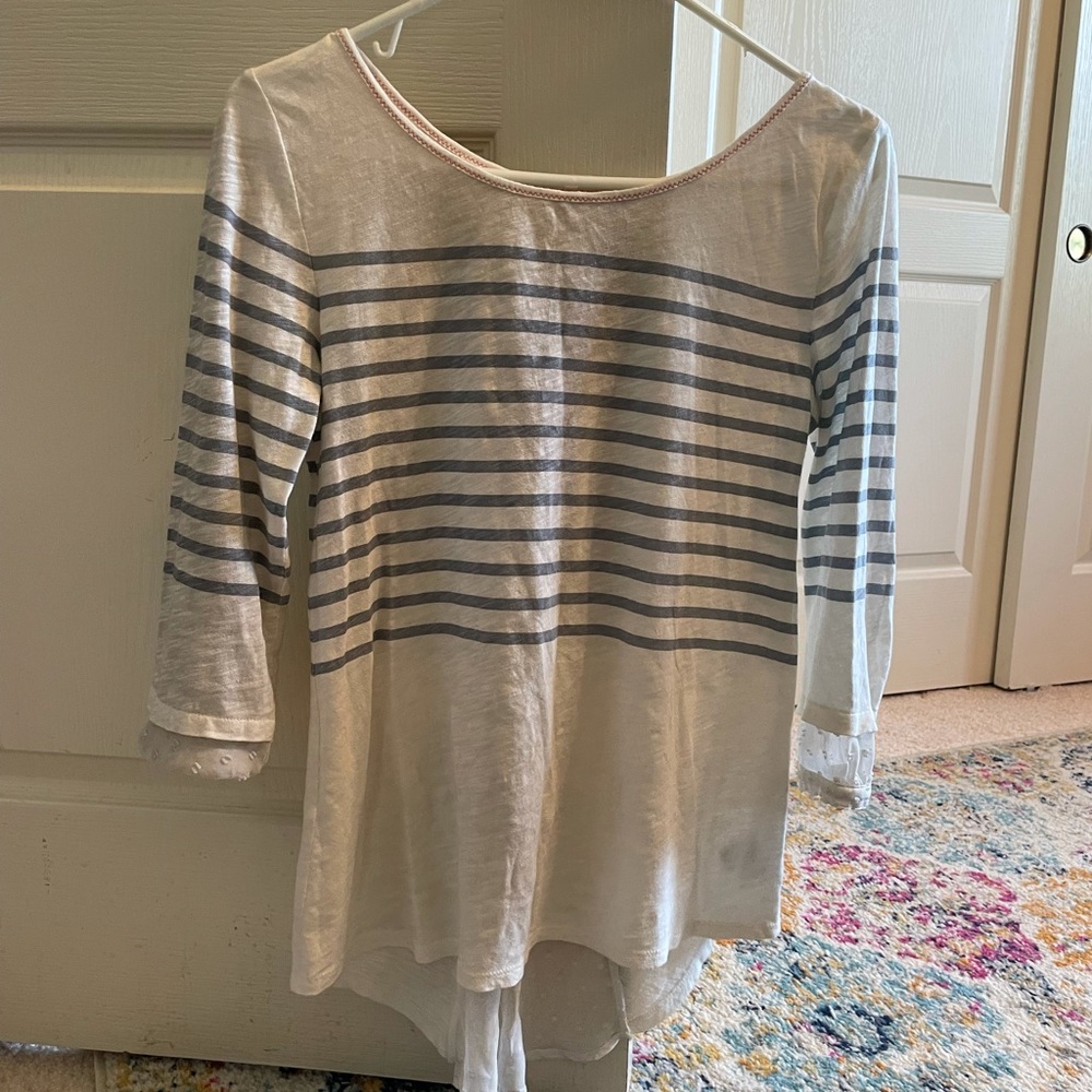 Little Yellow Button (Anthropologie) 3/4 Sleeve